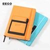 2018 2019 weekly diary customised leather back note book back cover pocket notebook