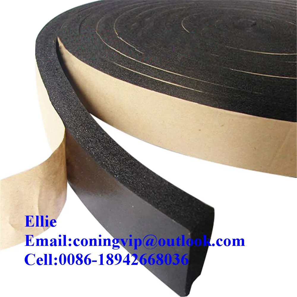 Fireproof Rubber Foam With Aluminum Foil On One Side For Havc System