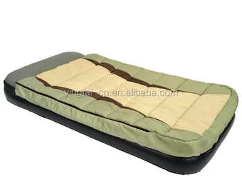 Comfort Sleeping Bag And Inflatable Air Mattress Bed Product On Alibaba