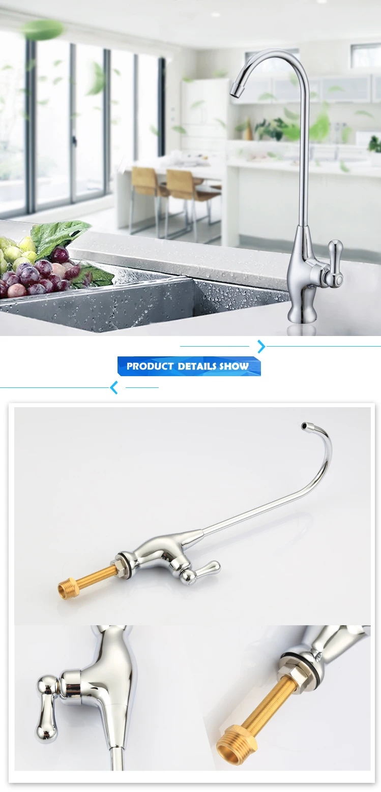 Jiangmen 304 kitchen tap chrome living Healthy drinking water faucet for sale