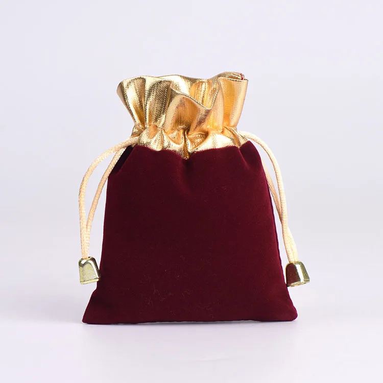 wine velvet bag