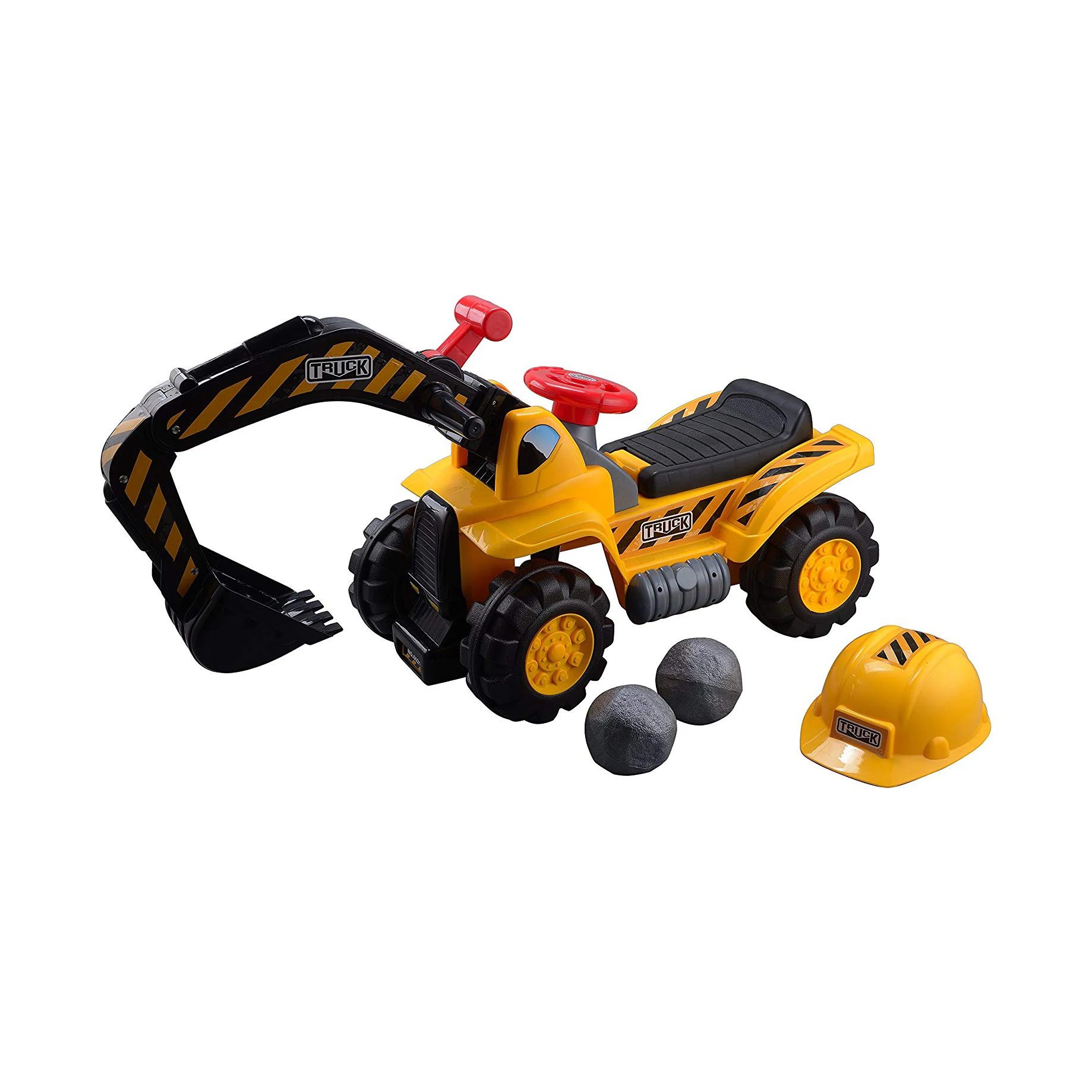 micro excavator ride on toy