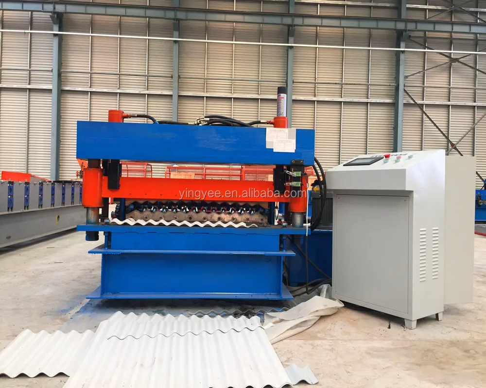 Roofing Sheet Tile Corrugating Iron Sheet Roll Forming Making Machine