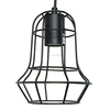 Vintage creative fashing black painted net shape iron chandelier hanging lamp E26/E27 socket