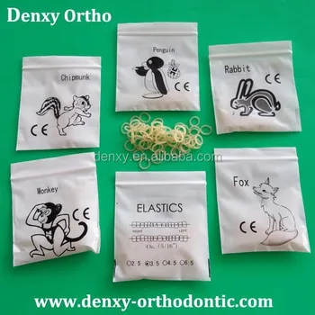orthodontic elastics sizes