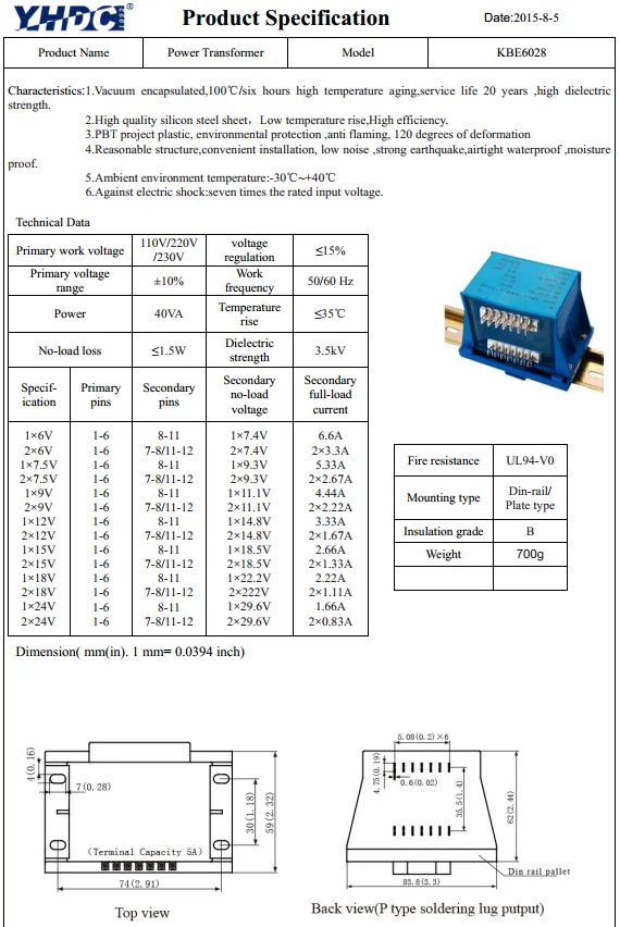230v Ac To 12v Dc Power Transformer / Electric Transformer Buy