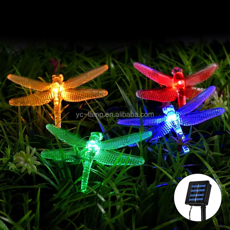 New Year yellow solar powered string lights home depot Mainly Festivals outdoor decoration