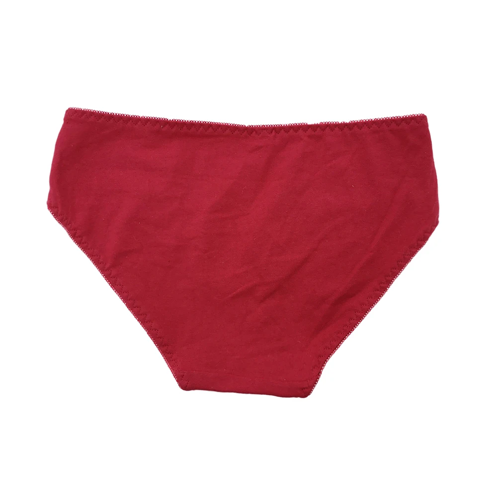 Factory Stock Fine Quality Breathable Cotton Embroidery Lady Underwear