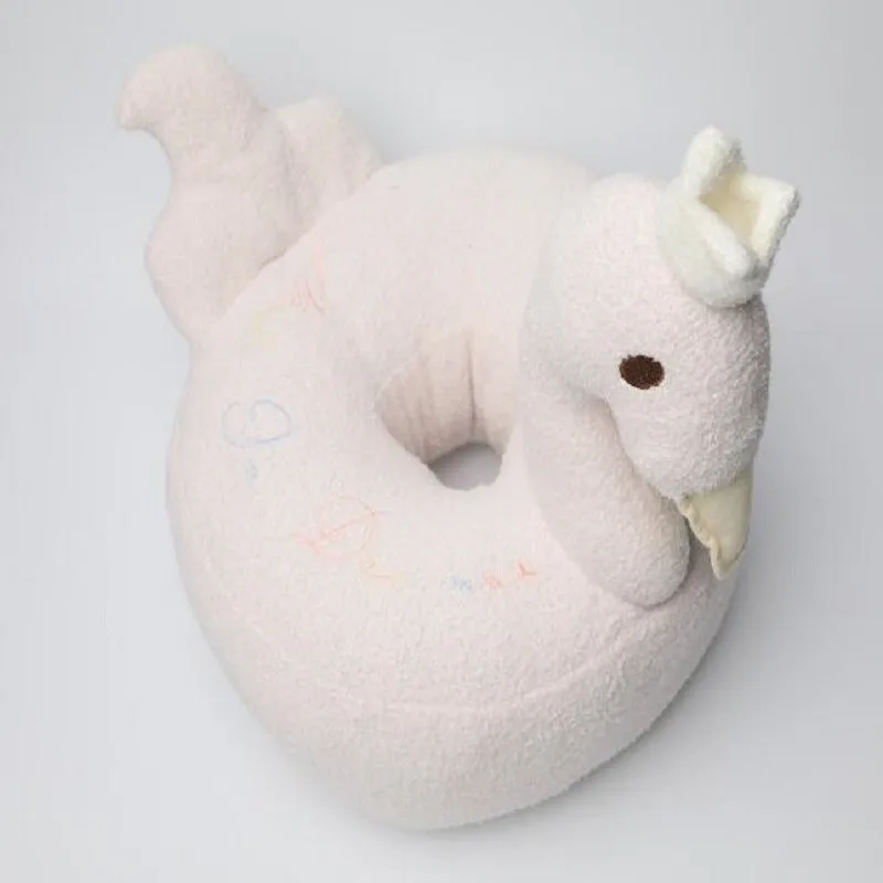 white swan stuffed animal