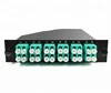 1xMTP Male to 12 LC UPC Duplex, 0.35dB IL, Polarity A, 24 Fibers 10G OM4 MTP LGX Cassette