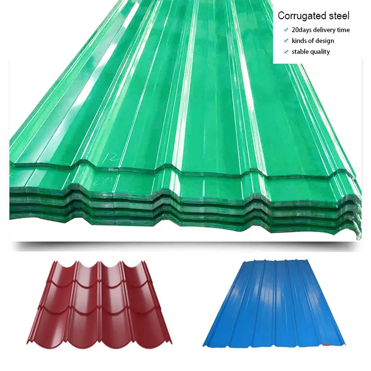 0.17-0.18mm Thickness and SGCC/DX51D Grade Steel Roof