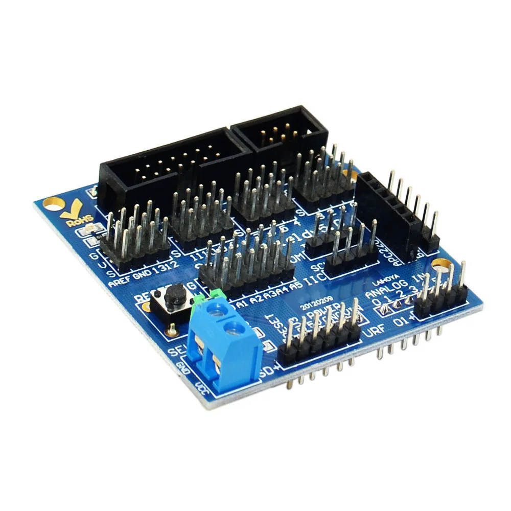 okystar oem/odm 傳感器 shield v5 數字模擬擴展板的 arduino uno r3