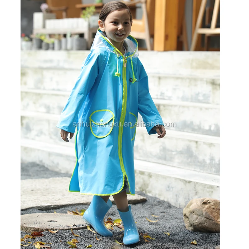 Cute Kids Rain Gear Rainwear Raincoats For Boys And Girls Pu 100 Waterproof Customized Designs