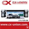 LIYU PZR-KM 10ft large format digital outdoor flex banner printer printing machine with 4 Konica 512 14 PL head