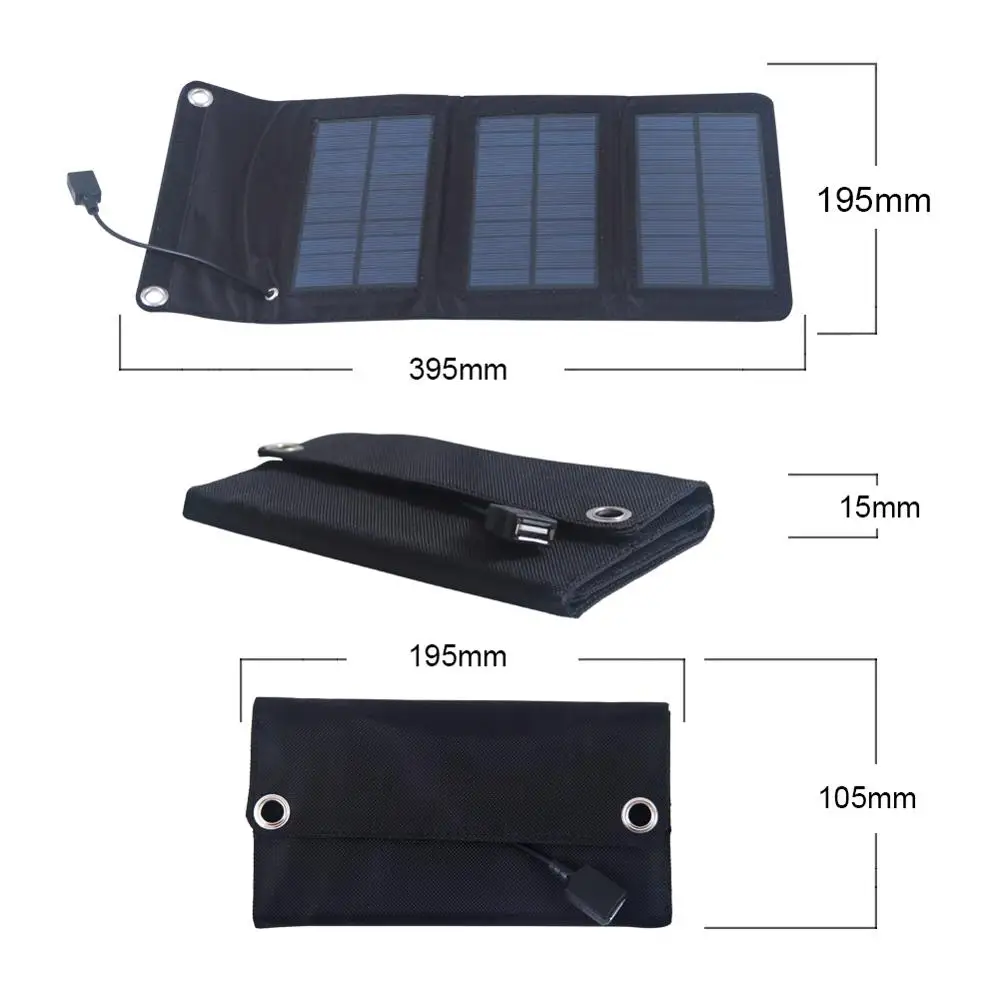 Home and Travel Goods Solar Panel Charger Can be hanged on backpack