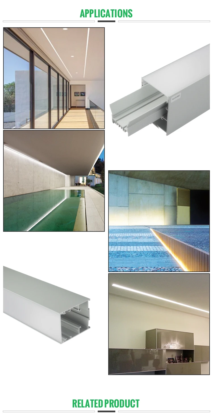 High Quality Aluminum 20W 40W 60W 80W Dali 0-10V Dimming Led Linear Light