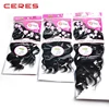 Stock Top Quality 7PCS Virgin Hair Weave Including 1PCS Free Lace Closure Cheap Remy Brazilian Hair