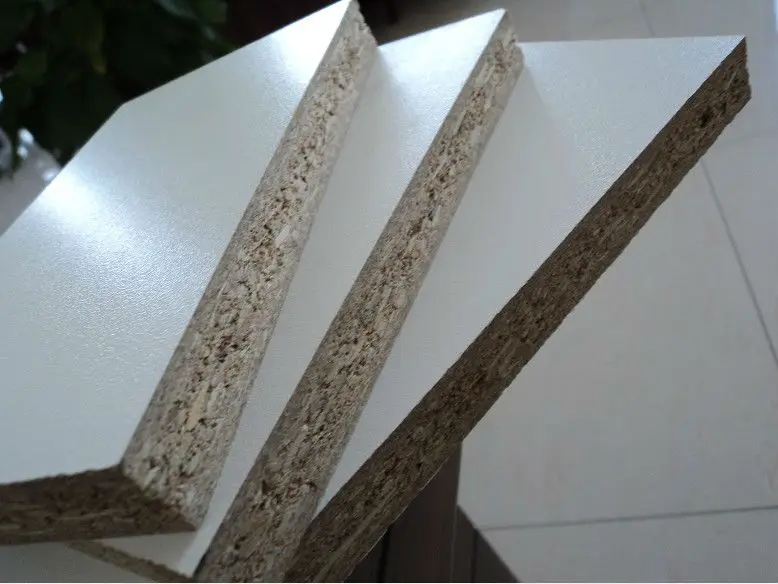 white melamine particle board