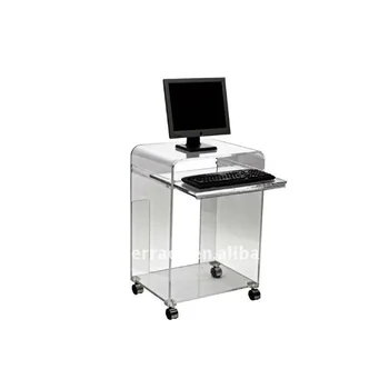 Acrylic Computer Desk With Wheels - Buy Unique Computer ...