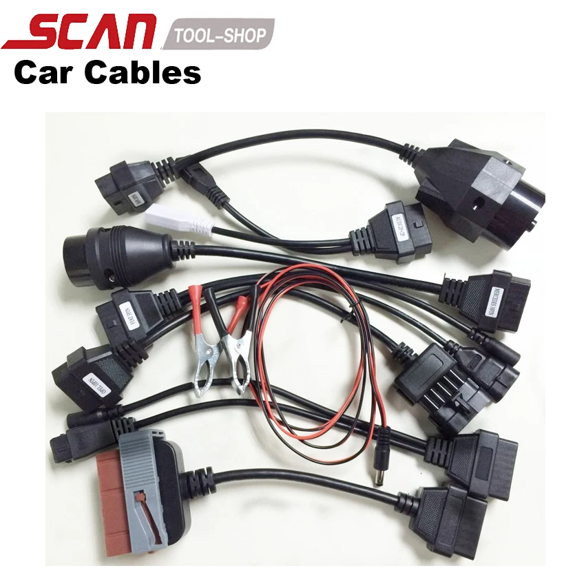 Полный комплект 8 TCS CDP про автомобиль кабели OBD / OBDII диагностический разъем для автомобилей марки профессиональные авто канатная дорога интерфейс