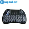 2019 high quality H9 backlit air mouse 2.4G Wireless India DVB remote controller With Bottom Price control