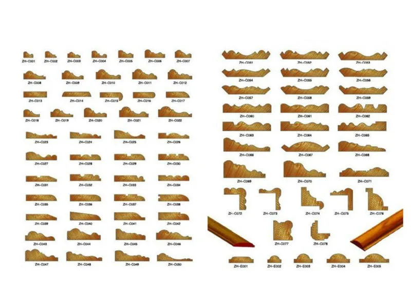 Wooden Moulding Profile High Quality Paulownia Bevel Siding /paulownia