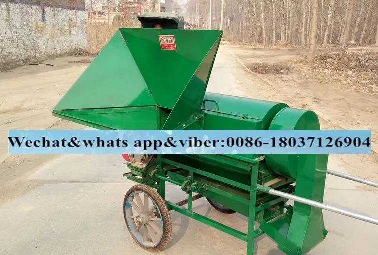 Soybean Thresher/ Small Bean Threshing Machine/ Soybean Rice Wheat ...