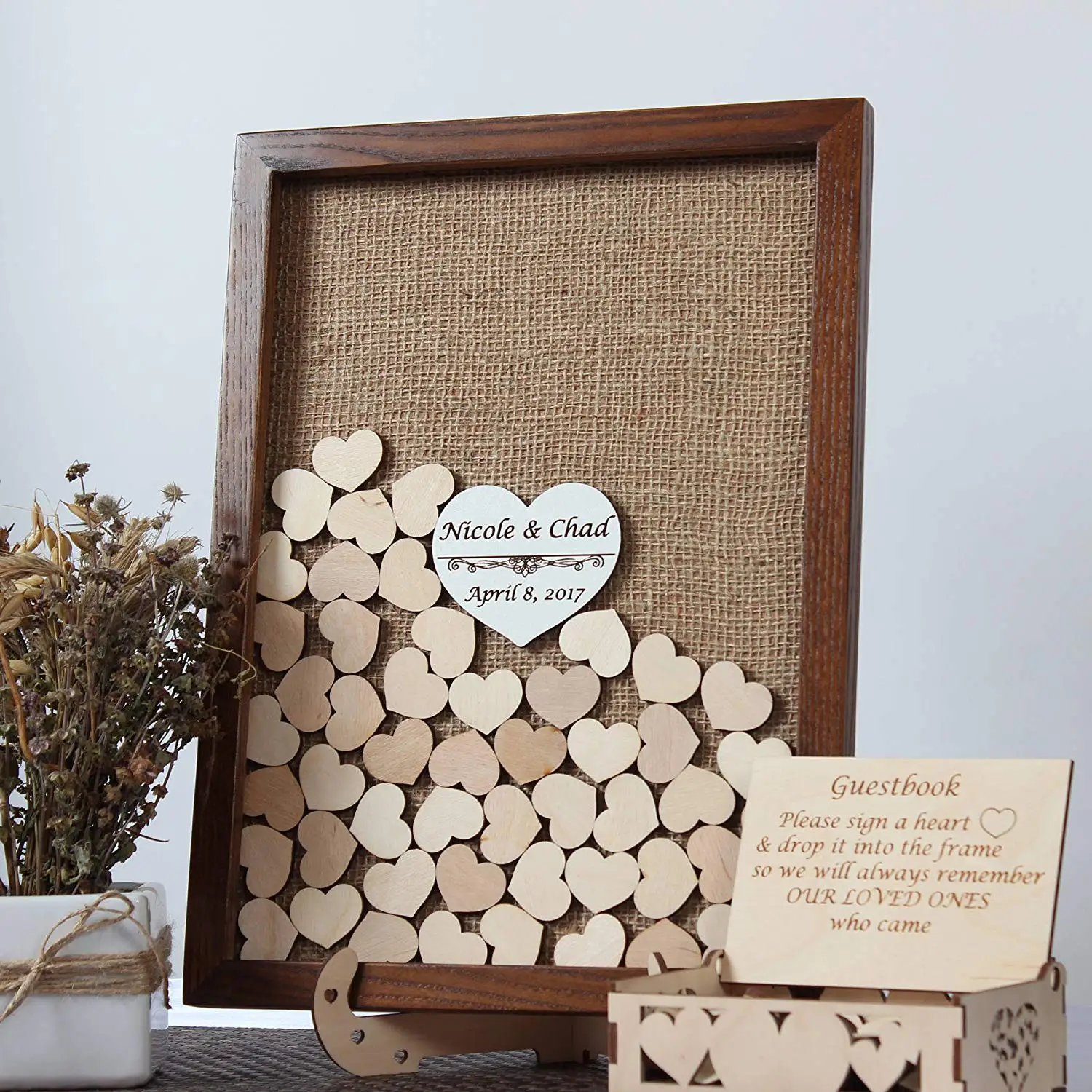 20 Rustic Wedding Guest Book Ideas Deer Pearl Flowers