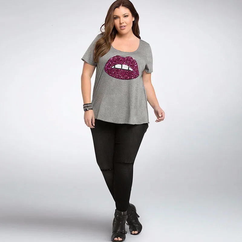 Loose T Shirt For Fat Women Beaded T Shirt Casual T Shirt Design For ...