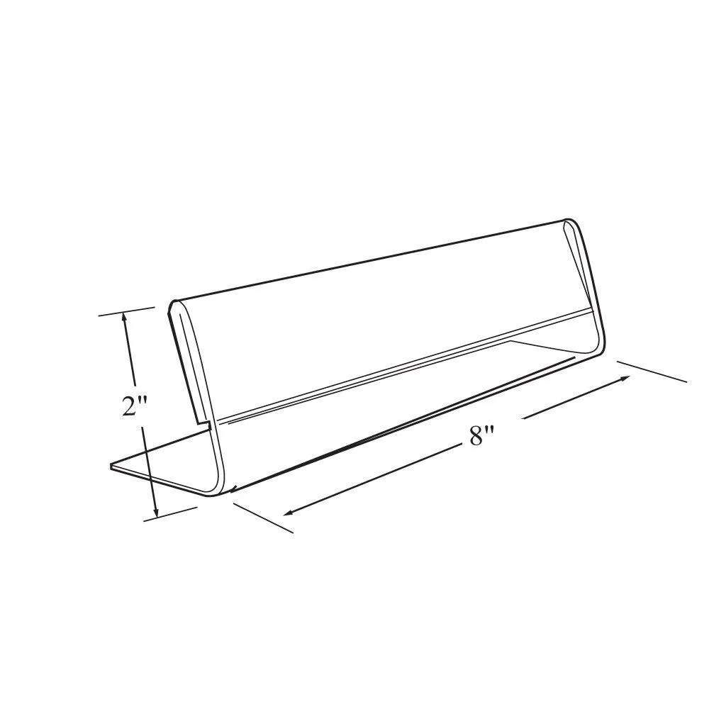 Horizontal Name Plate Acrylic Sign Holder Buy Name Plate