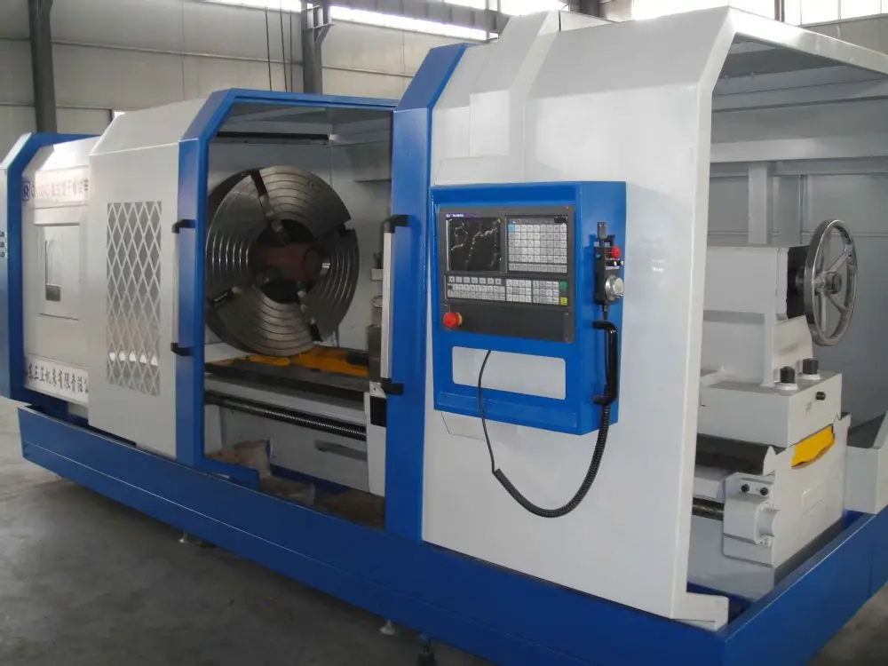 QK1352 cnc 808d máquina de torno de roscar de tubos para tornear metal en china
