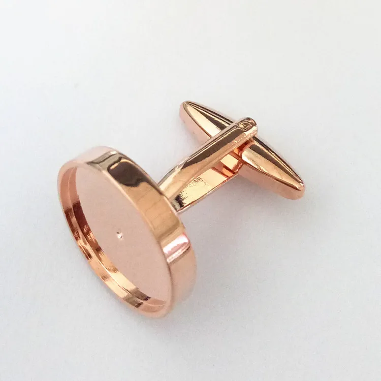 Custom DIY cuff links  coin holder stainless steel cufflink blanks.jpg