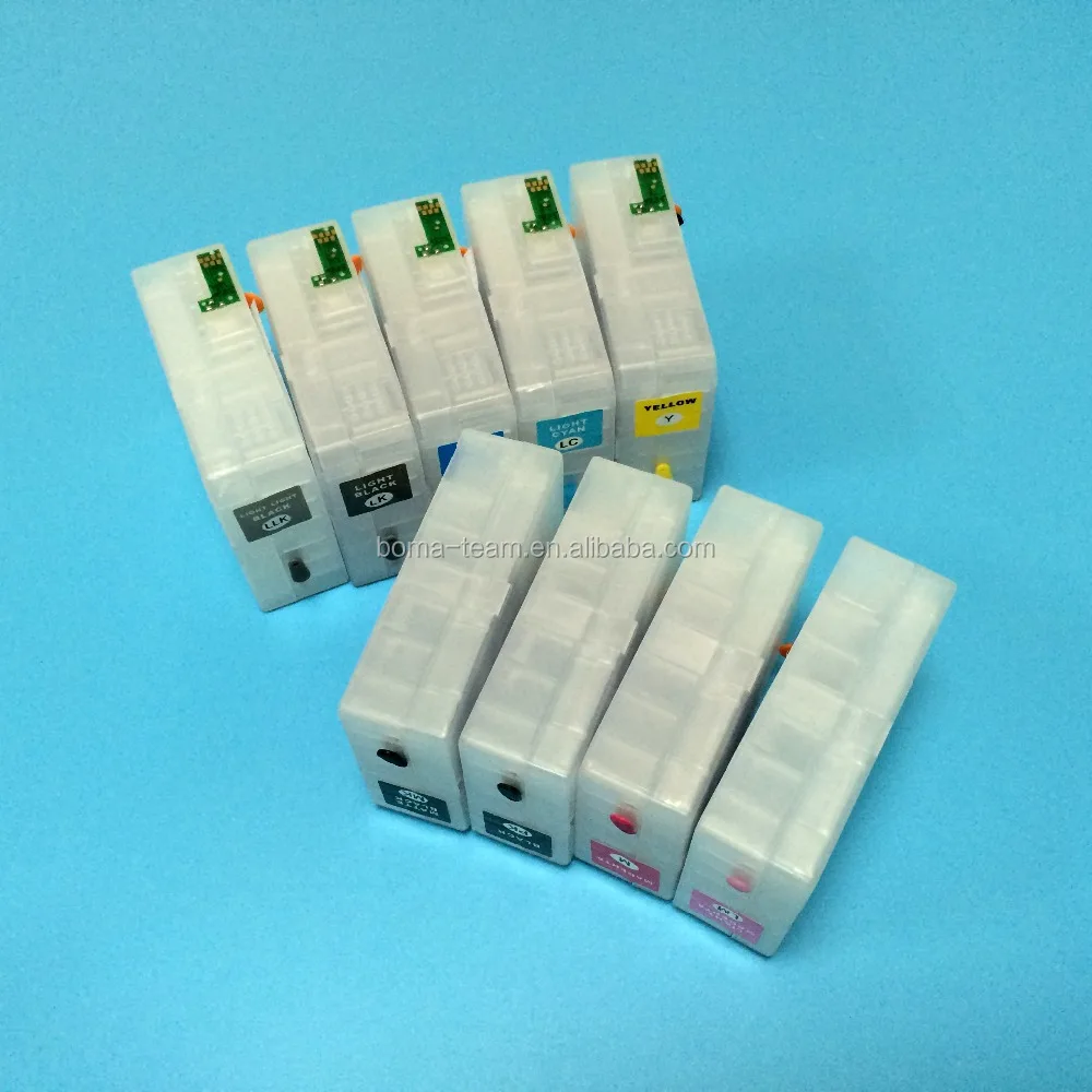 T5801 T5811 80ml Oem Size Refillable Ink Cartridge With Chip For Epson Stylus Pro 3800 3880 Wide