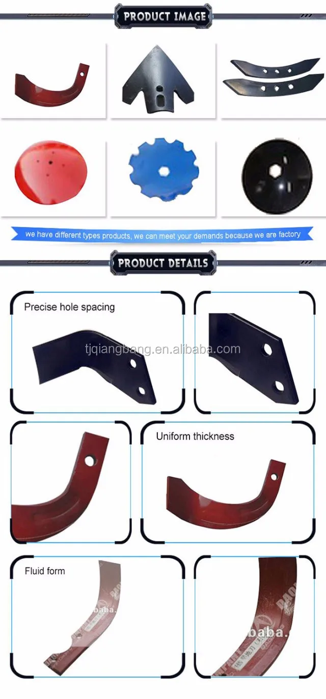 High Quality Agricultural Tractor Parts Long Rotary Tiller Blade 25*10 Buy 25*10,Kubota Tiller