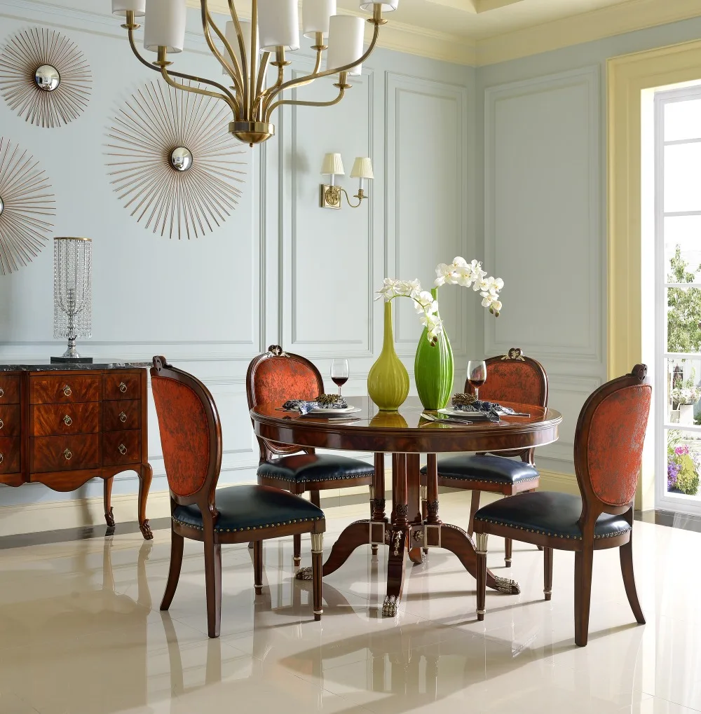 Neo Classical Dining Chairshalf Surrounded Back Wooden Designer Table And Sex Chair Buy Neo 1804