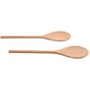 Natural Beech Wood Long Handle Spoon For Cooking Salad