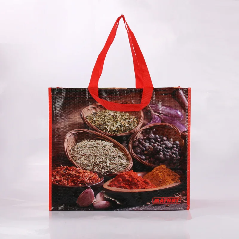 Pp Woven Bag Hot Sale Lamination Waterproof Intaglio Printing Food