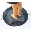 Black Polyester Waterproof Wetsuit Changing Mat/Bag Perfect for Beach Surf