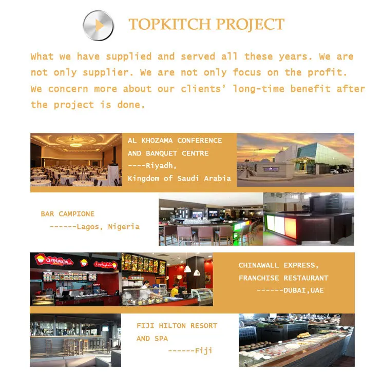 Hot Sale Stainless Steel Commercial Long Life Time Kitchen Appliance with Prices