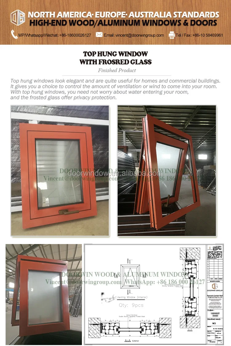 Factory direct supply 4x5 double pane window 4ft x 6ft 5ft