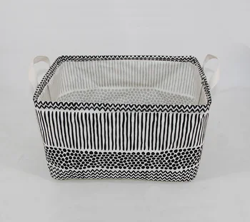 Toys Clothing Foldable Canvas Fabric Storage Cube Black White Basket Grid Decorative Cubes Soft Toys Clothing Foldable Canvas Fabric Storage Cube Black White Basket Grid Decorative Cubes Soft
