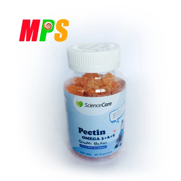Pectina Omega 3 + 6 + 9 Vitamina Ositos De Goma El Desarrollo Cerebral