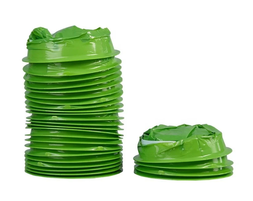 Green Disposable Vomit Bags Emessis Bag And Motion