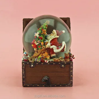 Amazon hot sale custom color resin baesd halloween pumpkin style glass High Quality Christmas Snow Globe Glass Snow Globe - Buy Snow Globe