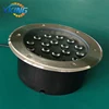 304 Stainless Steel Single Color IP67 Waterproof 24V 18W change decking underground led light with factory price