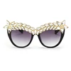 Fashion Luxury Cat Eye Diamond Sunglasses Women Crystal Rhinestone Sun Glasses Oversized Frame Bling Shades sunglasses