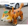 Popular kiddie riding car happy coin operated animal ride robot