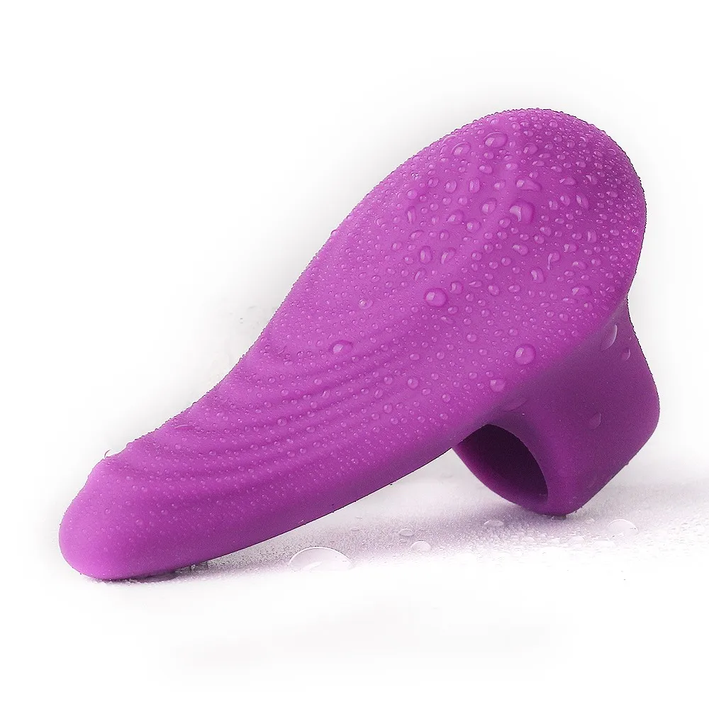 Sex Toy Adult Product Silicone Wireless Finger Vibrator Sleeve For