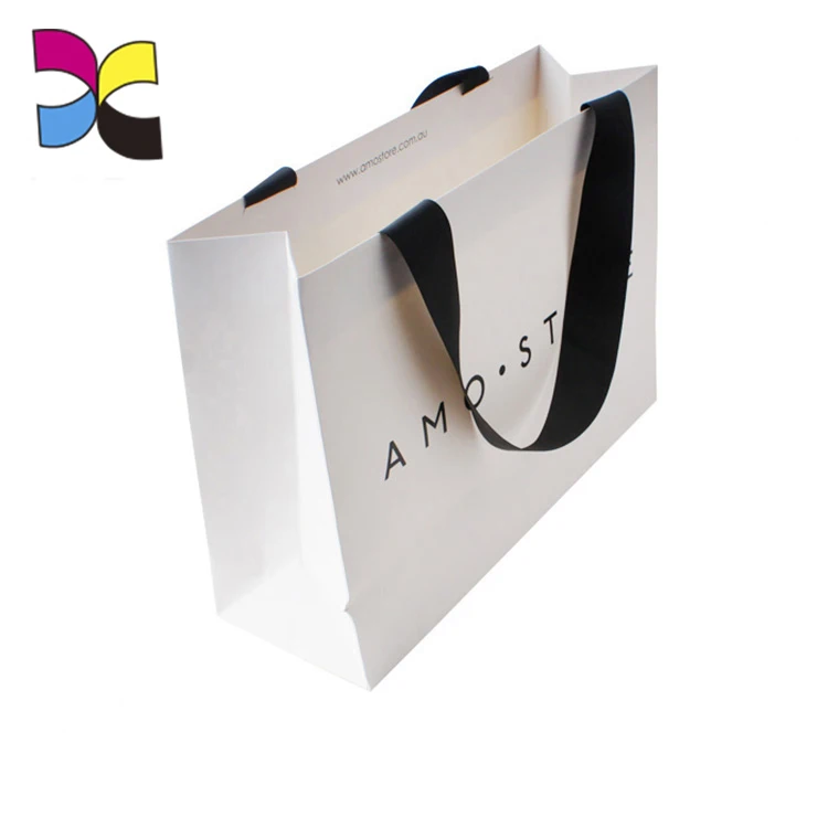 Guangzhou Manufacturer Custom Extra Large Disposable Shopping Paper Bag