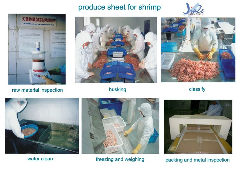 produce sheet for shrimp